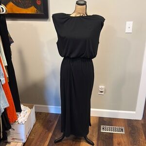 Wayf Black Maxi Dress